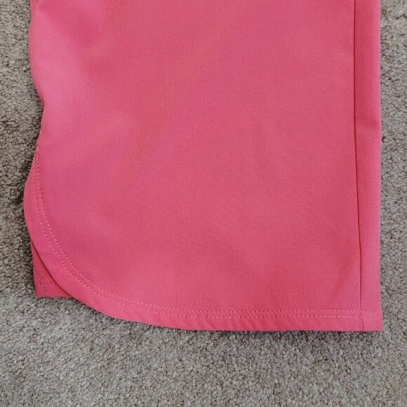 Chico's Coral Cropped Pants Sz 0 US 4 Outdoor Lightweight Hiking Tie Waist EUC - Picture 4 of 11